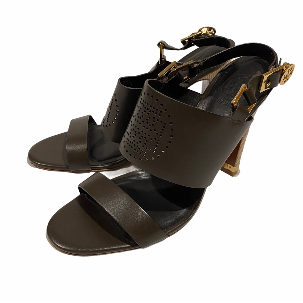 Tory Burch Gabriella Logo heeled sandals - Picture 2 of 16